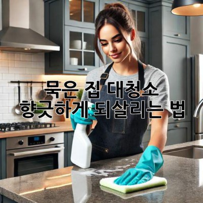 ? 묵은 집 대청소, 향긋하게 되살리는 법 ✨