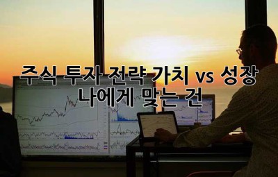 주식 투자 전략: 가치 vs. 성장, 나에게 맞는 건?