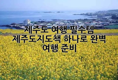 제주도 여행 필수템 ?️ 제주도지도책 하나로 완벽 여행 준비! ?